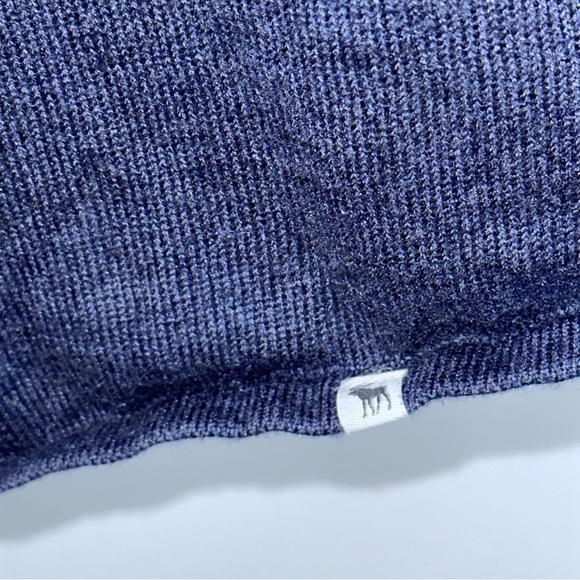 Abercrombie and Fitch Navy Blue Drape Waterfall Cardigan Small - Picture 6 of 12